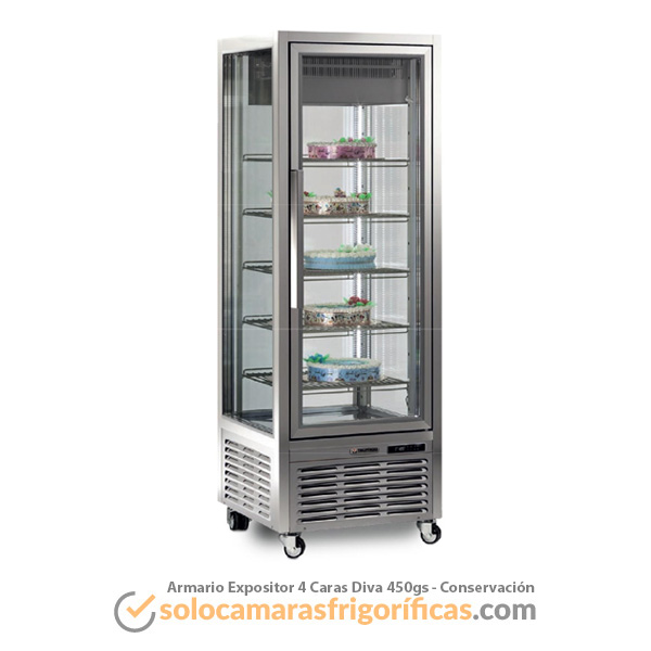 Armario Expositor Conservación 4 Caras DIVA 450gs Armario Expositor Conservación 4 Caras DIVA 450gs