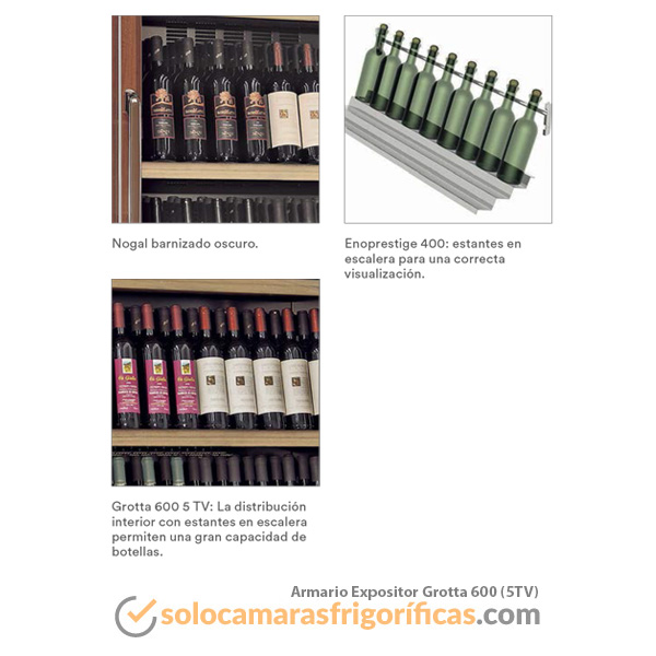 Armario Conservación Expositor Grotta 600