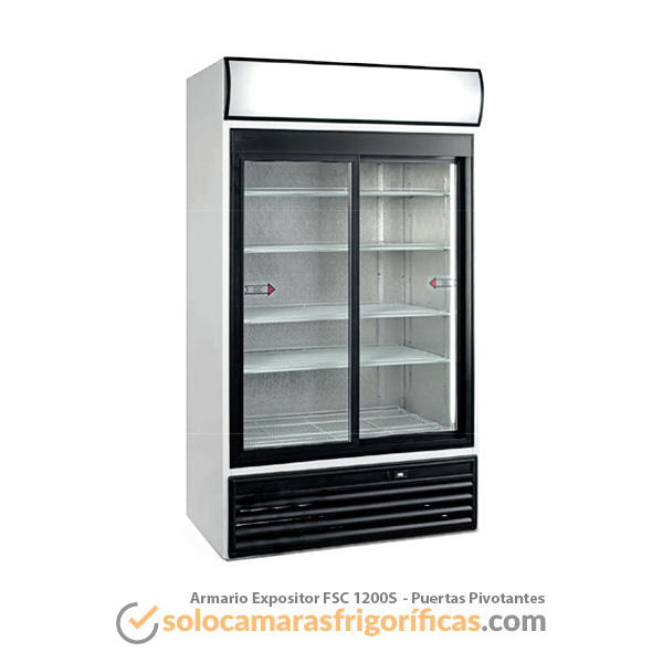 Armario Refrigerador Expositor FSC 1200S - Puertas Correderas