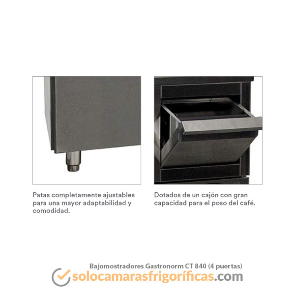 Detalles Bajomostradores-Gastronorm-CT-840-Eurofred