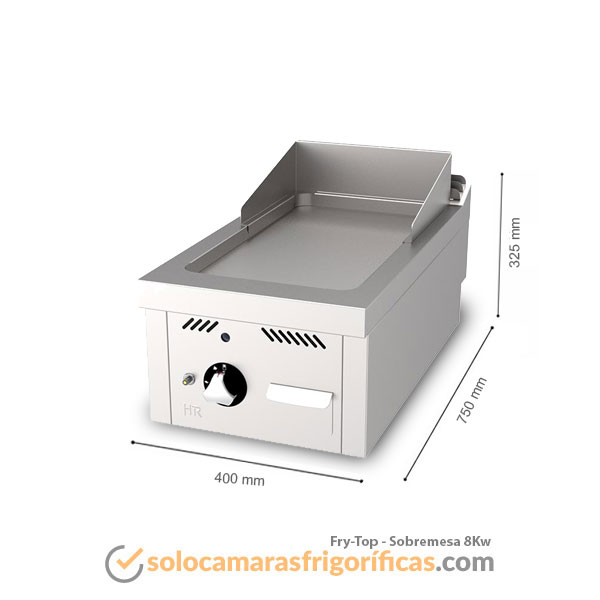 Medidas Fry-Top SOBREMESA 8KW FAINCA