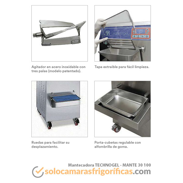 Detalles Mantecadora MANTE 30 100 - EUROFRED
