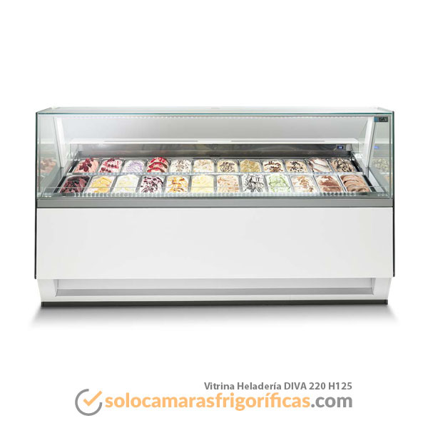 Vitrina Expositora Helados - DIVA 220 H125 Vitrina Expositora Helados - DIVA 220 H125