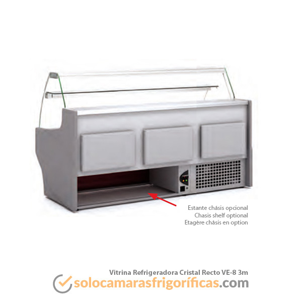 Chasis Vitrina Expositora Refrigerada VE8 3m
