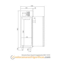 Ficha Técnica Armario Congelador EURO SNACK AEC 125 E