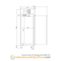 Ficha Técnica Armario Expositor Refrigeración GASTRO ARGV 210