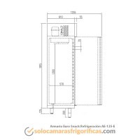 Ficha Técnica Armario Refrigeración EURO SNACK AE 125 E