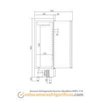 Ficha Técnica Armario Refrigerado Puertas Abatibles ARPA