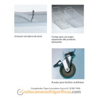 Detalles Congelador Tapa Corredera de Cristal Curvo - IC-SCEB-100L